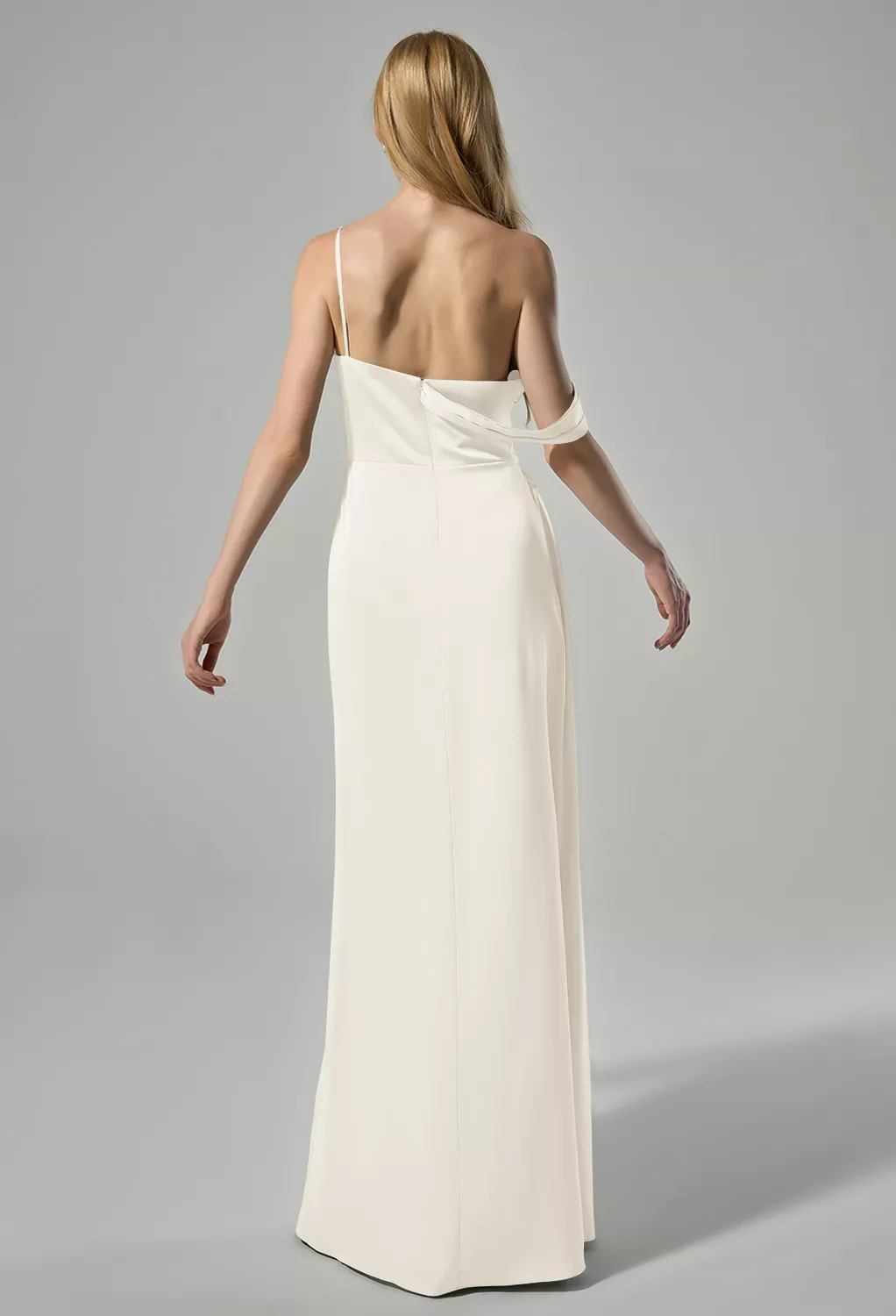 AW Kiera Ivory  Long Bridesmaid Dresses